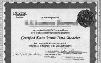 Mijlpaal: 25ste Data Vault certificering voor Centennium